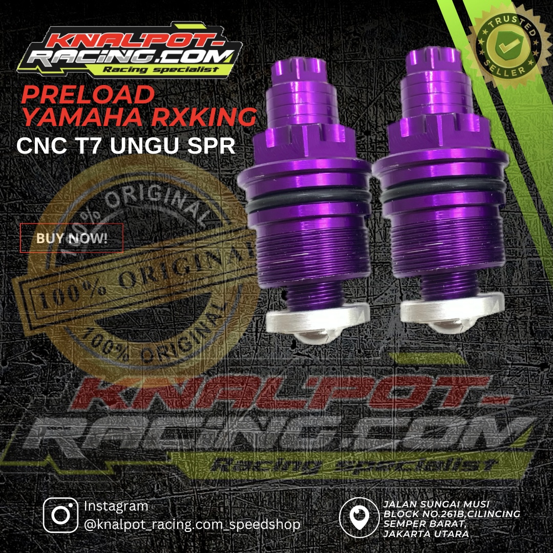PRELOAD YAMAHA RXKING CNC T7 UNGU SPR